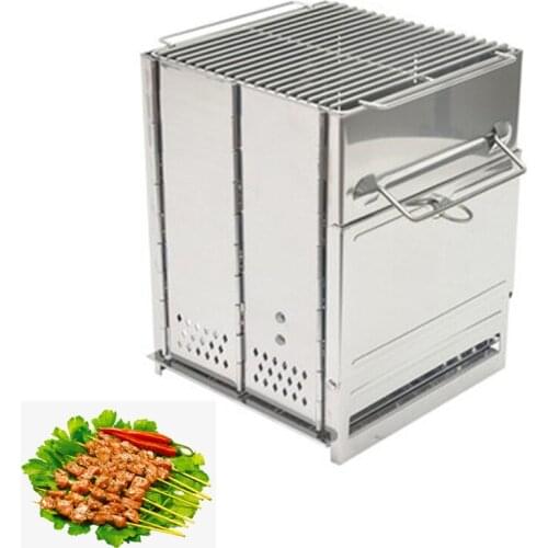 Wood Stove Outdoor Camping Equipment Deconstructable Portable Picnic Stoves Cross Border Cooking Gurner Accessories