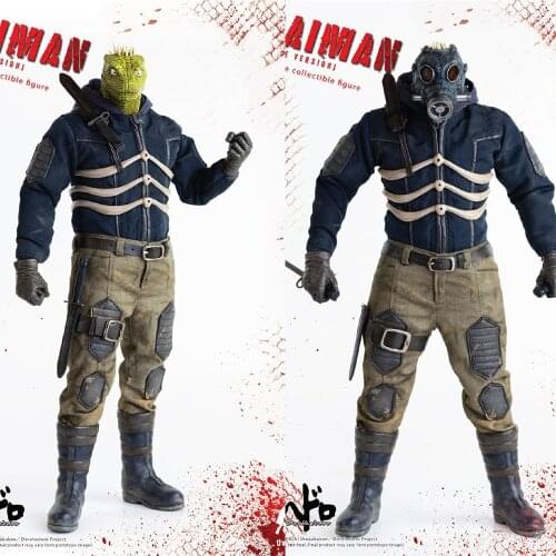 For Collection 1/6 Scale Threezero 3Z0140 Caiman Male Japan Action Figure with Replaceable Head Sculpt Model for Fans Gifts