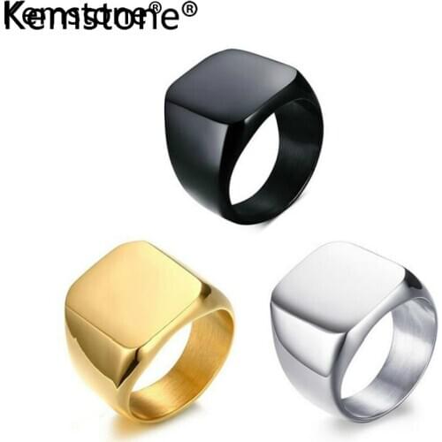 Kemstone Silver Rings For Men