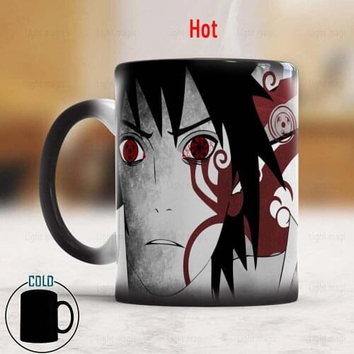 Anime characters 350ml Magic Color Changing Mug Ceramic Creative Cartoon Tea Cup Friends Birthday 2022 New Year Gift Coffee Mug