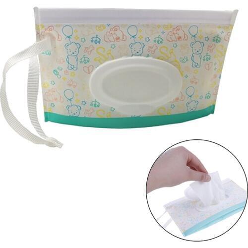 Fashion Carry Wipes Carrying Case for Stroller Cosmetic Pouch Automobile Interior Accessories