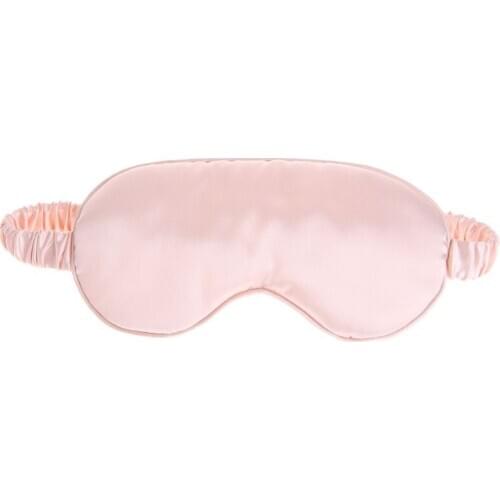 2021 New Faux Silk Eyeshade Sleeping Eye Mask Cover Eyepatch Blindfold Solid Portable New