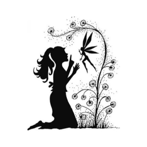 Girl Transparent Clear Stamps for D Clear Stamp Or stamp for DIY Scrapbooking Kids Fun Decoration SuppliesA466