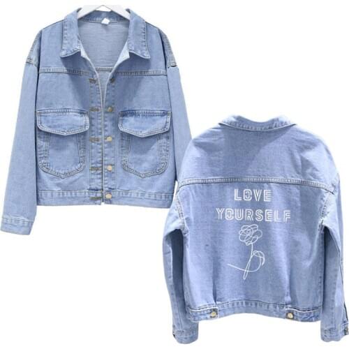 Your itself bangtan sweatshirt love yourself Womens sweatshirt harajuku kpop bangtan Short jacket