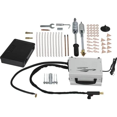 1 Set Vehicle Panel Spot Puller Dent Spotter Multispot Bonnet Door Repair 3500A 110V for sheet metal fire, straight pull