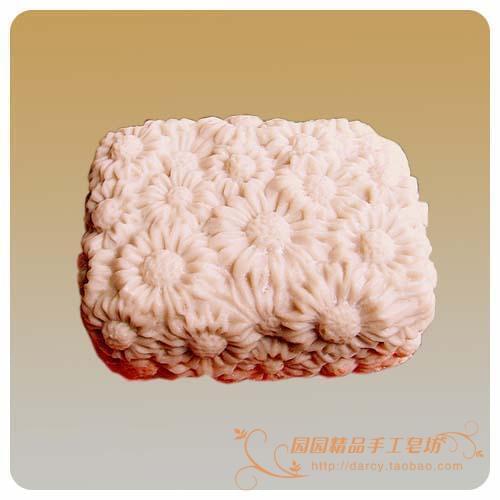 Chrysanthemum Silicone Soap mold DIY Carft 3d soap molds S061