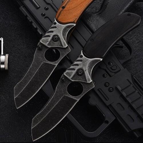 Folding Pocket Knife 8CR13MOV Combat Tactical Knives EDC Multi Tools Good for Hunting Camping Survival Outdoor Everyday Carry