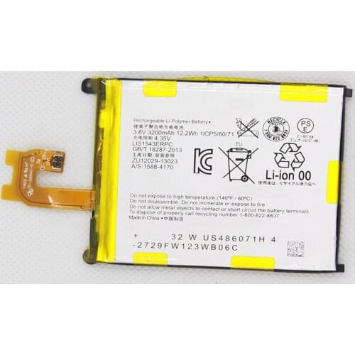 ISUNOO LIS1543ERPC Battery Replacement For SONY XPERIA Z2 D6502 D6503/XY 3200 mAh Battery Replacement With Repair Tools