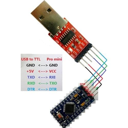 TB196 DTR USB Adapter Pro Mini Download cable USB to RS232 TTL Serial ports CH340 Replace FT232 CP2102 PL2303 UART