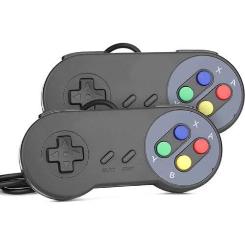 USB Wired Gamepad Game Controller Joystick Black Classic Joypad For PC Laptop Windows Raspberry Pi 4B 3B SNES Retropi