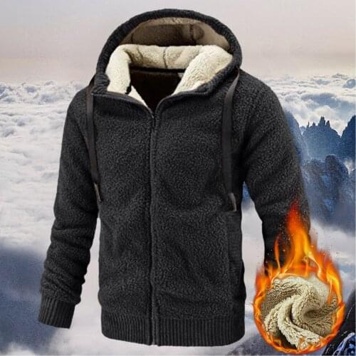 XIYOUNGYOUNG Men's Hoodies With Fur