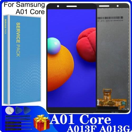 AMOLED lcd For Samsung galaxy A01 core SM-A013G A013F A013G A013M/DS LCD Display Touch Screen Digitizer Replace Assembly
