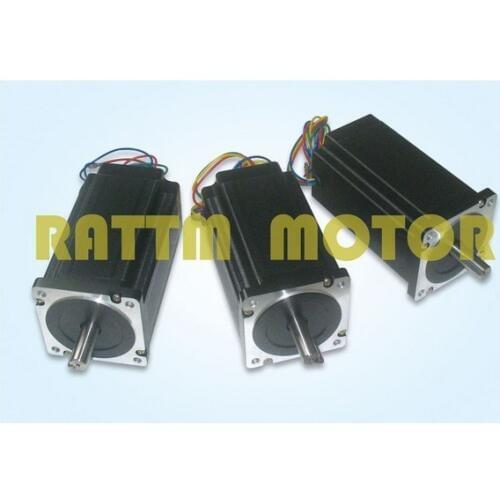 3PCS Quality NEMA34 1600Oz-in CNC stepper motor stepping motor/5.0A for Large CNC Router Milling Engraving Machine