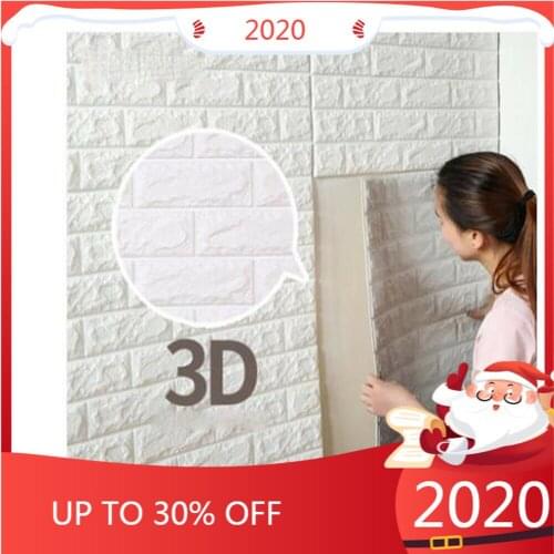 3D Wall Paper Brick Marble Waterproof Wall paper 3D Decor For Bedroom Kids Room Living Room Wallpaper DIY Self-Adhesive Paper