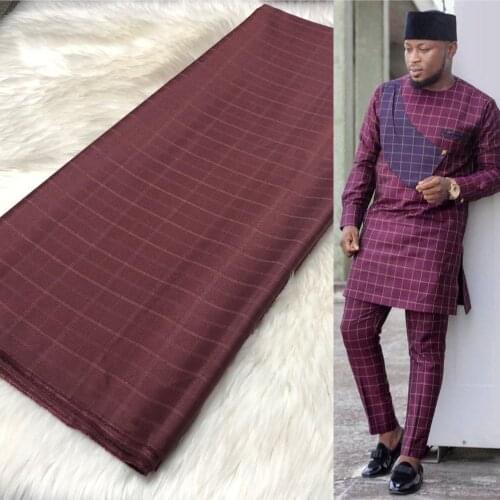 5Yards Senator Wear Suit Men Fabric Material For Cloth African Soft TR Men Fabric with High Quality Men Material for Man Garment