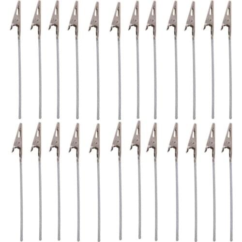 50pcs 4 Inch DIY Craft Wire Clip Card&Note&Picture&Photo&Memo Holder Clips Party Alligator Clamp Clay&Cake Accessories P82A