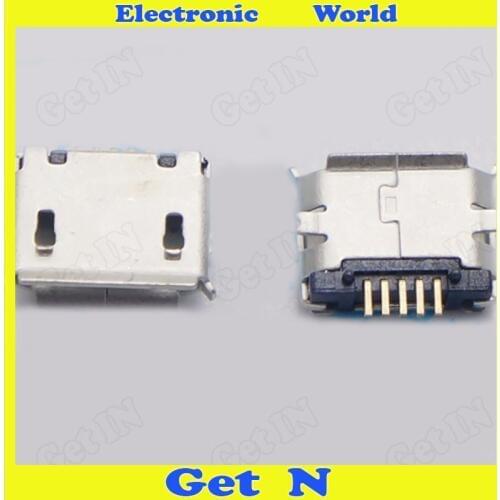 5000 Mike SMD Long Needle Braid All Copper Micro USB Plug 5 Feet SMT Long Needle pin Longer Braid