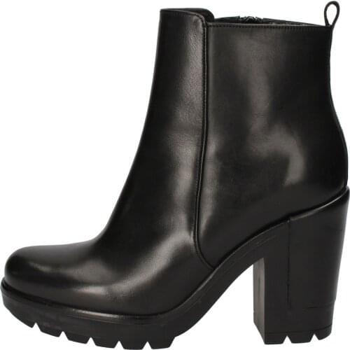 Angel BERVICATO ankle boots women leather black