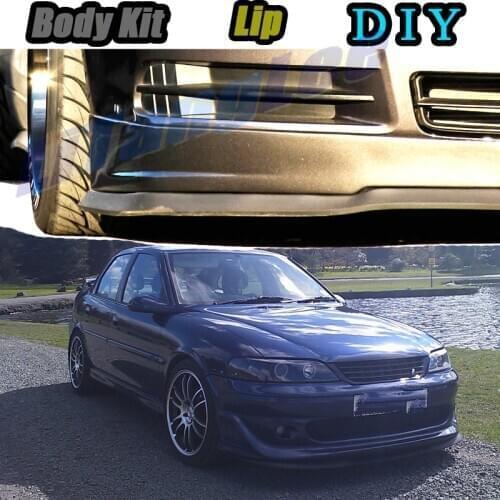 Car Bumper Lip Front Spoiler Skirt Deflector For Vauxhall Vectra B C D 1995~2015 Tune Car Modified Body Kit VIP Hella Flush Lips