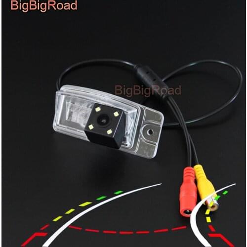BigBigRoad Car Intelligent Dynamic Trajectory Tracks Rear View Camera For Nissan X-Trail X Trail XTrail Rogue 2014-2017 Murano