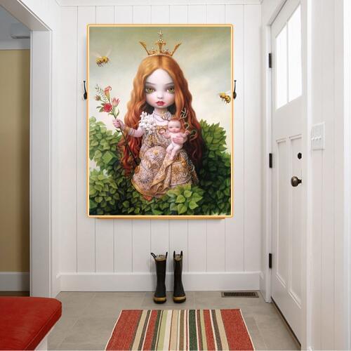Citon Mark Ryden《The Tree Of Life》Canvas Art Oil painting Artwork Poster Picture Modern Wall Decor Home Living room Decoration