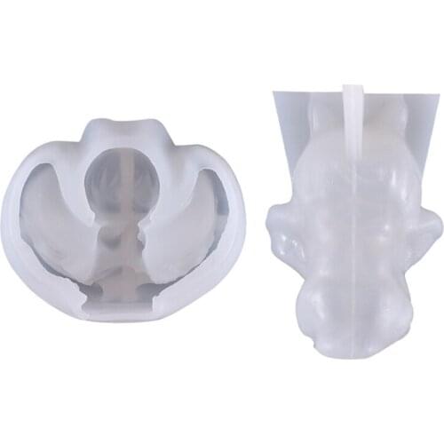 Angel Princess Candle Epoxy Resin Mold Aromatherapy Plaster Silicone Mould DIY Crafts Home Decorations Ornaments Casting A5KE