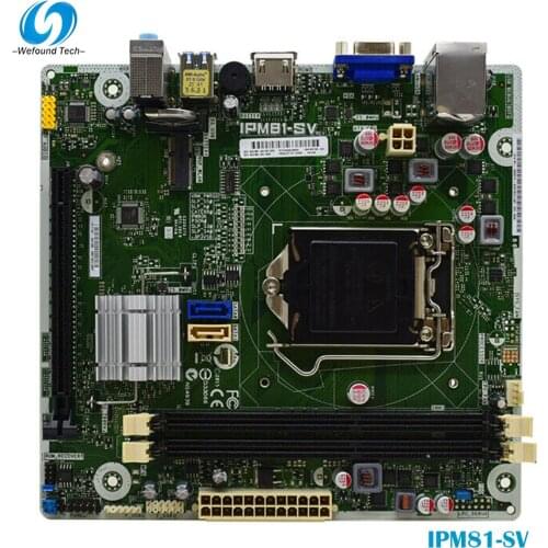 100% Working Desktop Motherboard for 822766-001 822766-601 IPM81-SV System Board Fully Tested