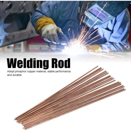 20Pcs Copper Welding Rod Round Phosphor Copper Welder Consumables For Air Conditioner Refrigerators