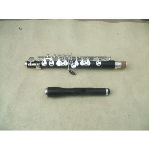 Concert piccolo kit mixed ebony 70%/ebonite 30%powder cupronickel part silver PL