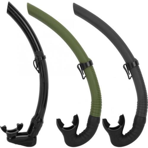 High Quality Plastic Mouthpiece Swimming Snorkel Full Dry Air Breathing Scuba Tube Water Sport Underwater Diving Breathing Tubes