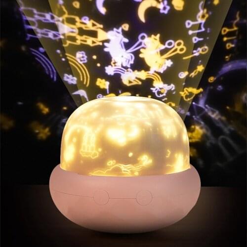 Ocean Animal Night Light Projector For Children Kids Baby Mushroom Projection Lamp Bedroom Decoration Birthday Holiday Gift