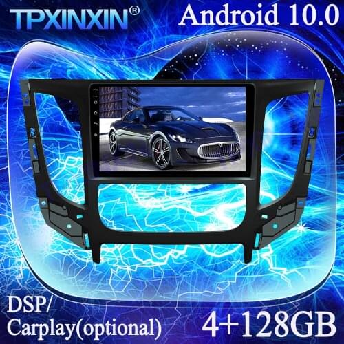 PX6 IPS Carplay 4G+128G Android 10 For Mitsubishi Triton Automatic Car Multimedia Player Tape Recorder GPS Navigation Auto Radio