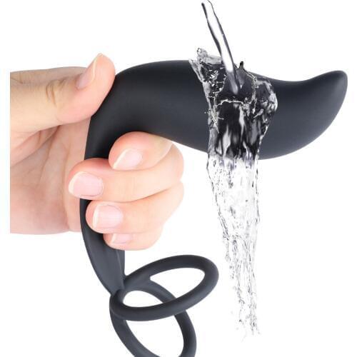 Sex Toys Male Prostate Stimulation Massager Anal Plug Strap Intimate Adult Product Sex For Men Double Ring Penetration Massager