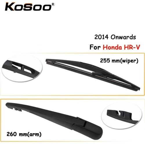 KOSOO Auto Rear Window Windshield Wiper Blades Arm Car Wiper Blade For Honda HR-V,255mm 2014 Onwards,Car Accessories Styling
