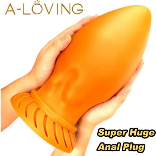 Super Huge Soft Anal Plug Big Butt Plug Beads Anus Expansion Stimulator Big Dildo Erotic Anal Sex Toys For Woman Men Sex Shop
