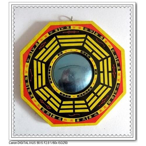 Light alloy pendant ornaments products feng shui bagua mirror talisman defends the concave convex mirror