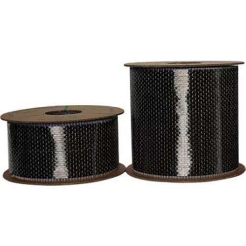 12k 200g UD Carbon Fiber Fabric Unidirectional Cloth For Building And Bridge Construction Repair