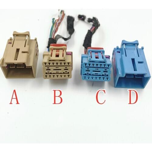 Car seat docking comfortable computer plug connector with wire for Audi Volkswagen 8K 0 972 483C/E