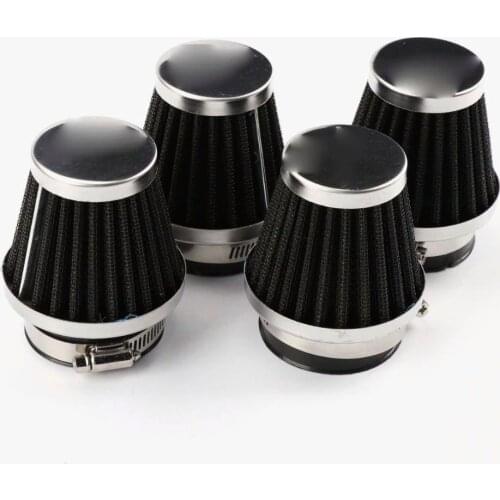 TAIHONGYU 4pcs 52mm Universal Motorcycle Air Filters Fit For Yamaha XJ650 MAXIM 1980-1983 Fit For Suzuki Fit for Kawasaki