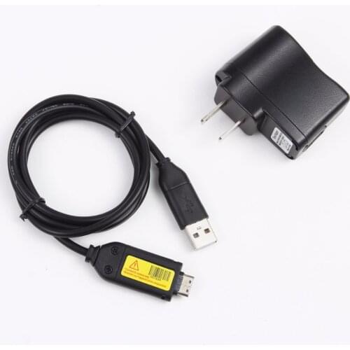 USB AC Adapter DC Battery Charger Cord For Samsung ST61 ST65 ST70 PL120 Camera