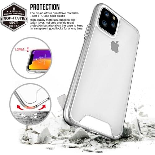 2 in 1 Protective Space Cover Phone Case 12 Pro Max Case for iPhone XR X XSMax 11Pro Max 12 Pro 11 12 Mini XS 7 Plus Space Case
