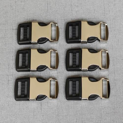 100 Pcs 20 mm Heavy Metal Release Buckle For Paracord Pet Dog Collar Sewing Diy Accessories Straps Belt Loop Breakaway Hardwar