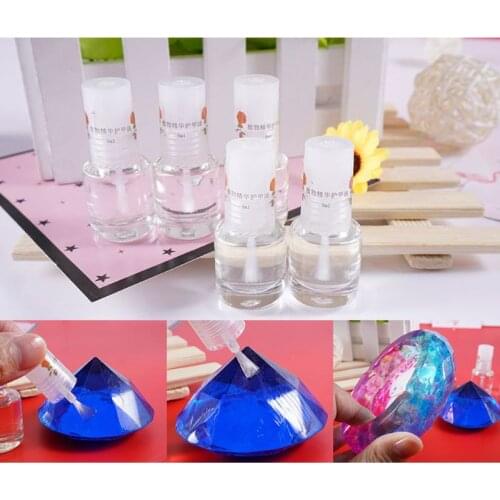 12 Bottles Epoxy Resin Mold Waterproof Protect Brightening Sealant Polishing Oil
