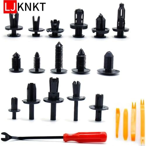 120/240/350PCS Mixed Car Bumper Fender Screw rivet nylon Fastener Clip Push Engine Cover