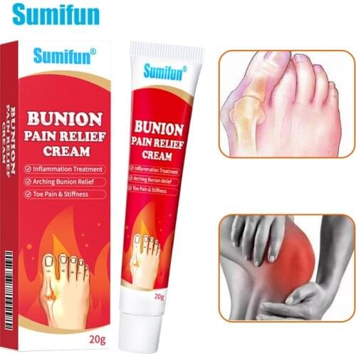 20g Toe Pain Relief Hallux Valgus Treatment Ointment Foot Thumb Arthritis Joint Sore Waist Knee Medical Massage Cream