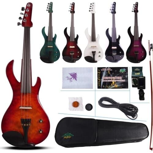 Yinfente 4 string Electric Violin 4/4 Hand-made Sweet Tone Free Case&Bow #EV20