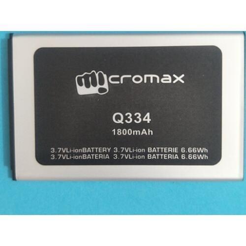 B-TAIHENG 1Pcs High Quality New Micromax Q334 Battery for Micromax Q334 Mobile Phone 3.7V 1800mAh