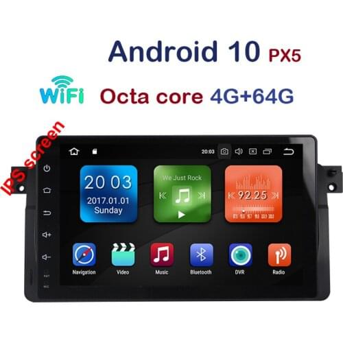 9" IPS 4G DSP Android 9.0 car GPS for BMW E46 Sedan Rover 75 1999 2000 2001 2002 2003 2004 MG ZT multimedia player no DVD