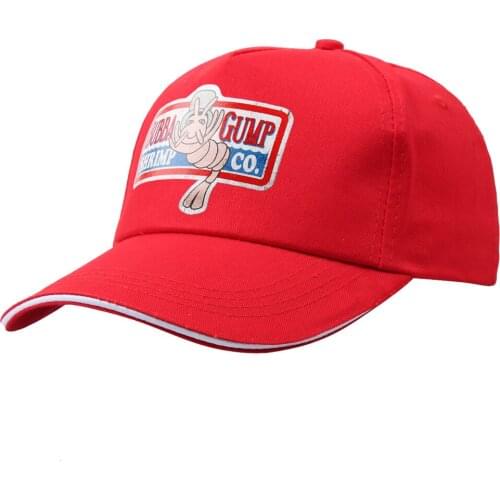BUBBA GUMP SHRIMP Baseball Cap Men Women Sport Hats Summer Cap Embroidered Casual Hat Forrest Gump Caps Costume Wholesale D865
