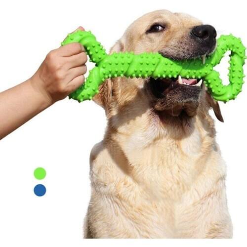 Safe Big Tooth Cleaning Pet Toys For Medium Large Dogs Durable Interactive Dog Chew Toys Bone with Convex Design
